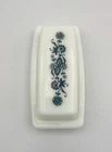 VINTAGE PYREX OLD TOWN BLUE BUTTER DISH BLUE ONION MILK GLASS