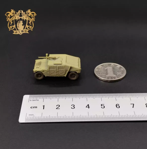 3D Printed 1/144 American Hummer military vehicle Finished Model - Image 4 of 4