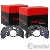 2X Metzger Spritzbleche Bremsscheiben Vorne Passend FÜR Toyota Auris Avensis