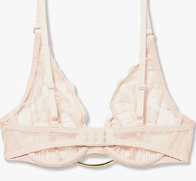 Aubade Paris Women&rsquo;s Lace Bra &ndash; Elegant Parisian Lingerie French Embroidery Sand