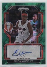 2022 Panini Prizm WNBA Signatures Green Ice Erica Wheeler #SG-EWL Auto 00zd