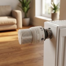 Thermostatic Valve Head Precise Temperature Sensing Temperature Lock-in Feature