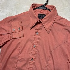 Vintage 80  s Fruit Of The Loom Collection One Medium Shirt Daggar Collar Read