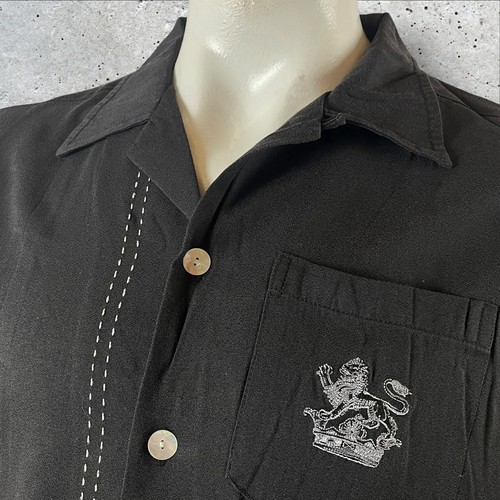 Vintage Da Vinci California Charlie Sheen Shirt Mens 2XL Bowling