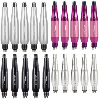 1-5 Dental Hygiene Prophy Handpiece 4:1 Straight Nose + Air Motor 4H 360° Swivel