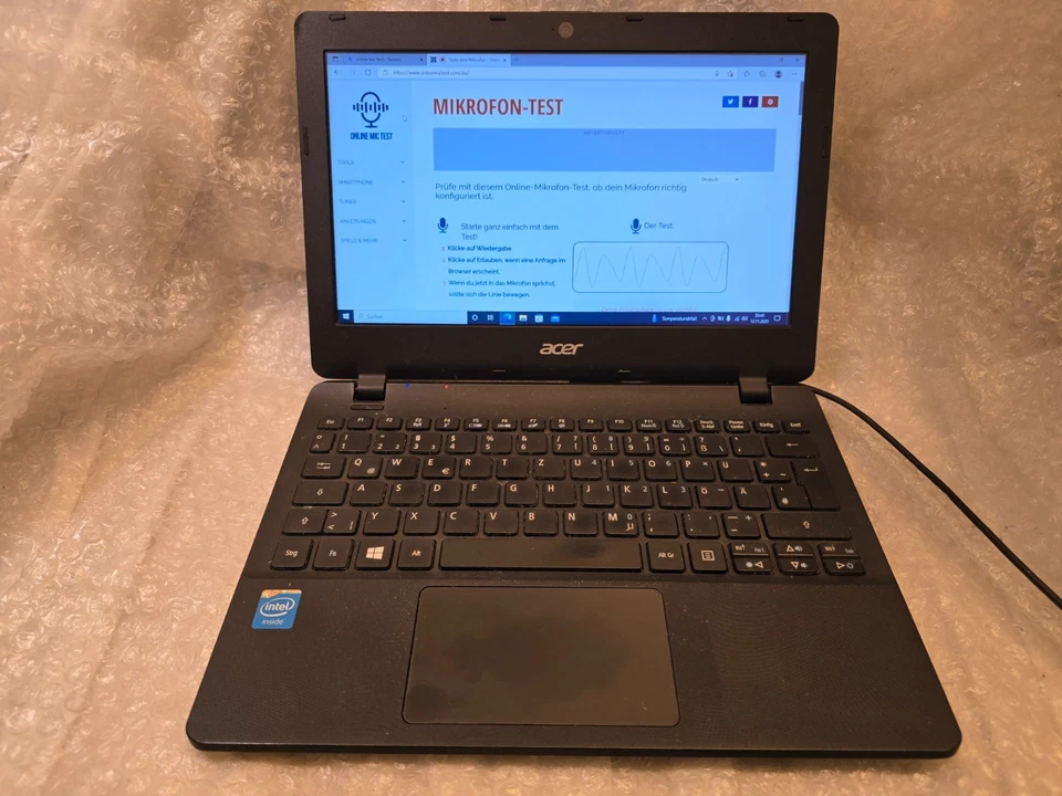 Ersatzteilspender acer ES1-111-C827, Intel Celeron N2940 1.83GHz, 11,6 Zoll, 4GB - Bild 4 von 4