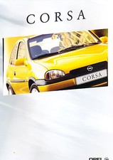 2000 Opel Corsa Original Dutch Sales Brochure