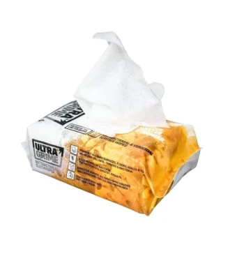 100 Pack Uniwipe Ultra Grime AntiBac Wipes Surface Disinfecting Wipes