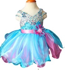 Jenniferwu Pageant Dress Girls' Tulle Princess Wedding Dress for Toddler Baby