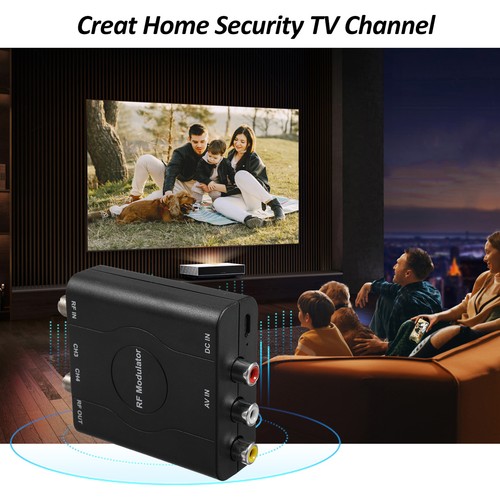 RF Modulator AV to RF Converter NTSC CH3/CH4 Channels Video Input N0P3 - Picture 5 of 6