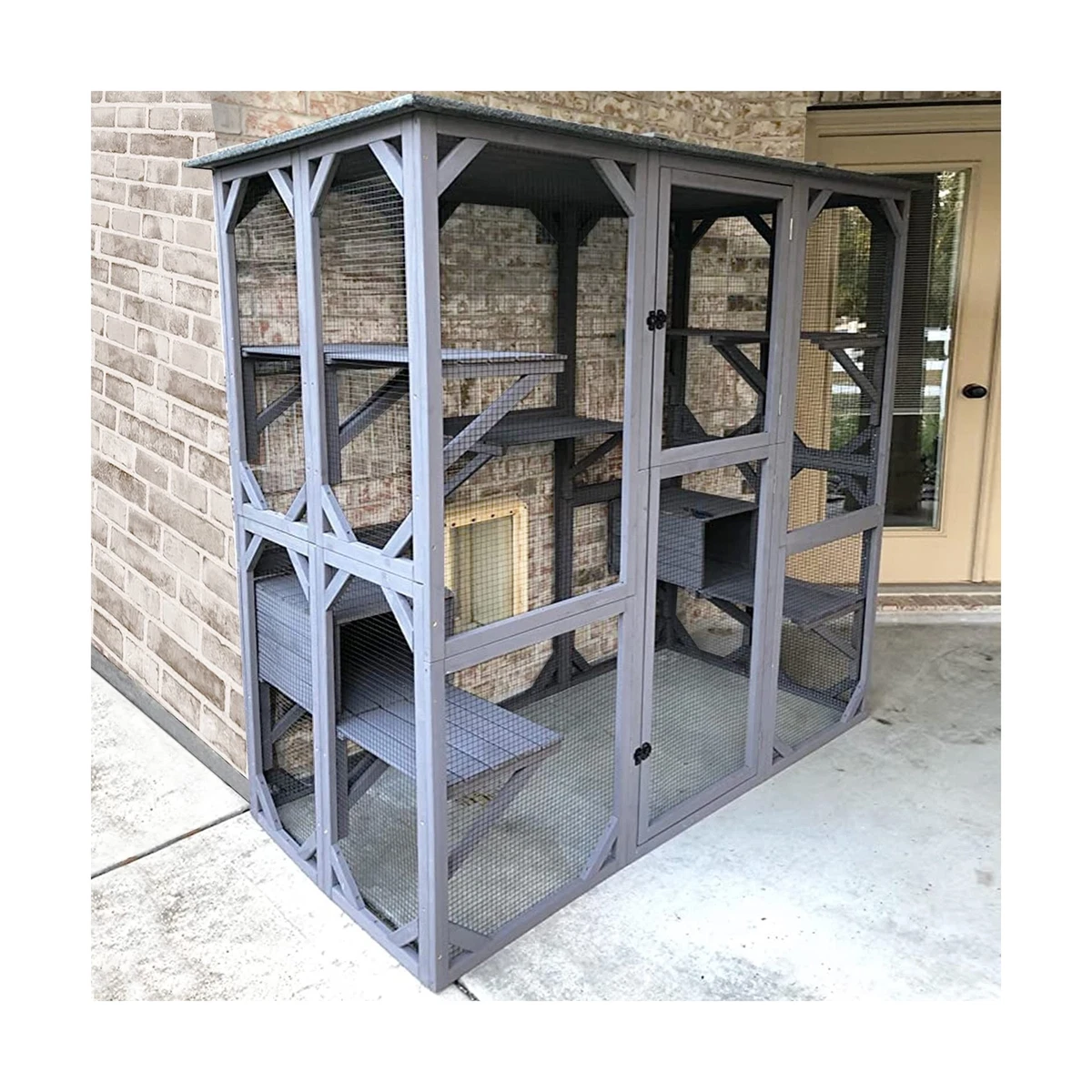 Aivituvin Catio Outdoor Cat Enclosure Large Walk in Cat Kennel