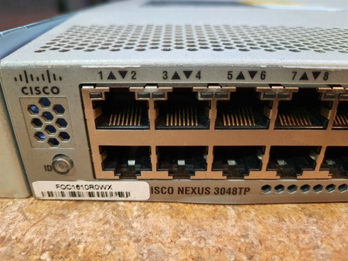Cisco Nexus 3048TP N3K-C3048TP-1GE 48 Port Managed Switch Dual Power Supplies - Picture 2 of 8