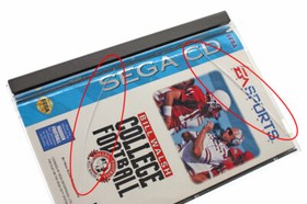1993 Sega CD "Bill Walsh College Football" Compact Disc Game, by Sega (#T-50025)