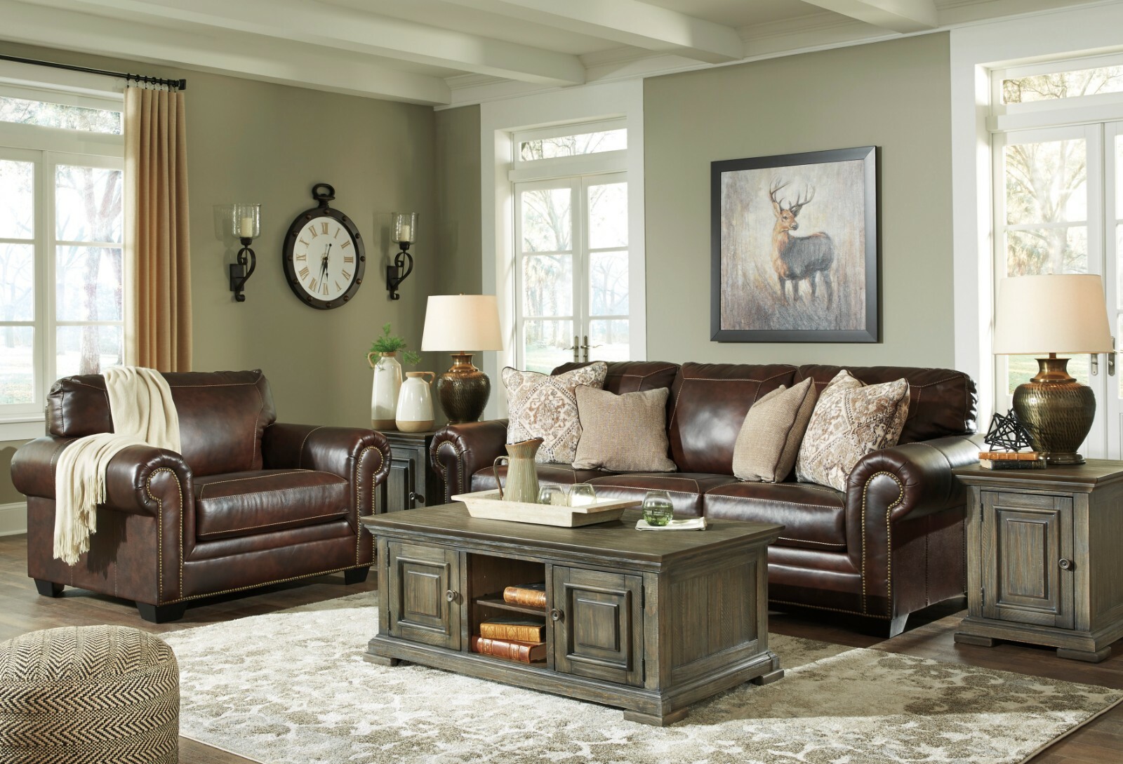 Ashley Furniture Roleson Sofa And Loveseat Living Room For Sale Online