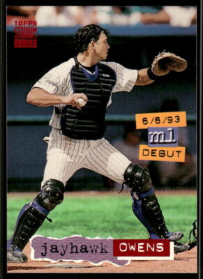 1994 Stadium Club #512 Jayhawk Owens