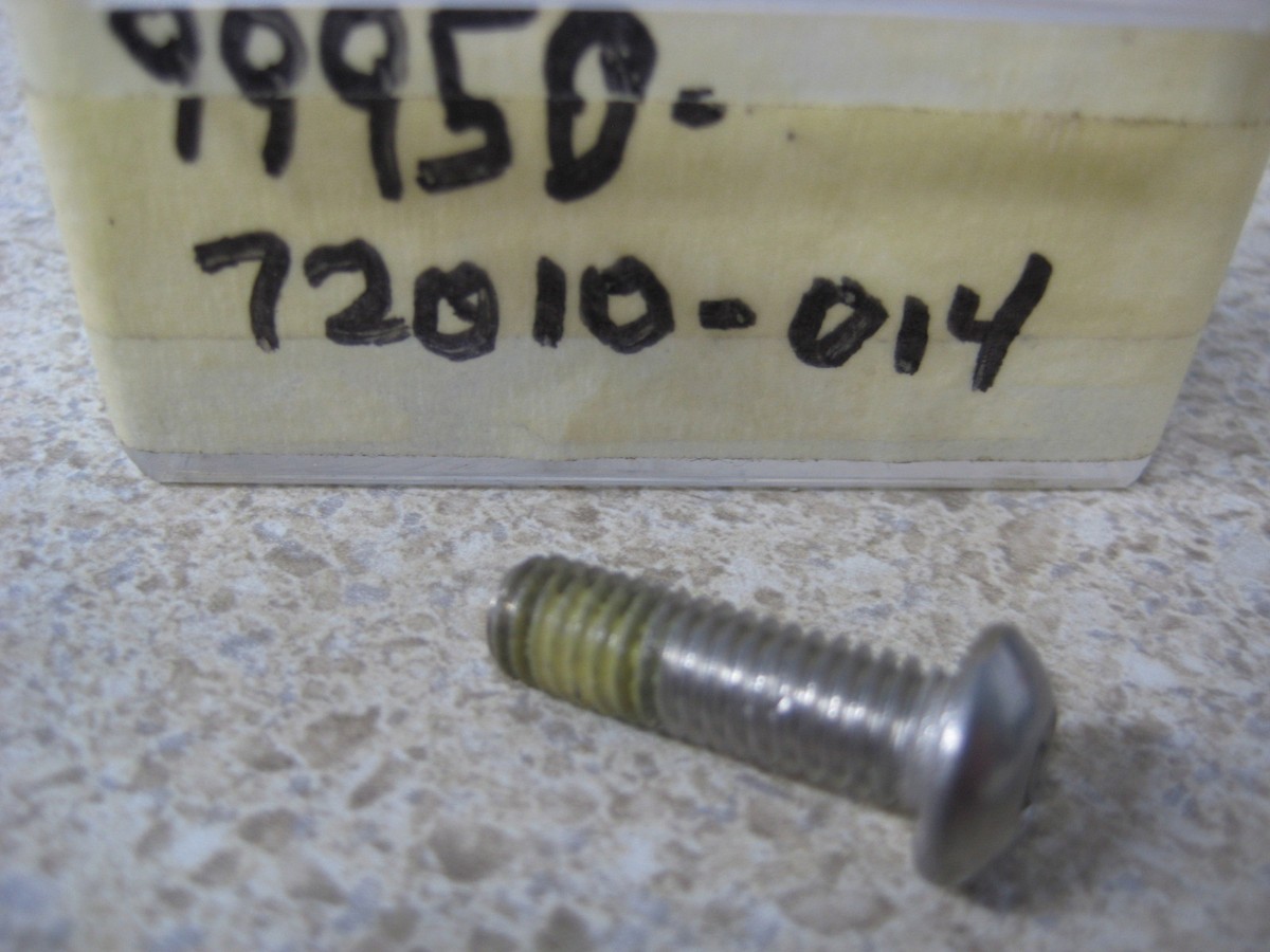NOS OEM Suzuki Bolt (M6-1.0X20) SS W/Nylock 2001-11 VL800 VL800Z