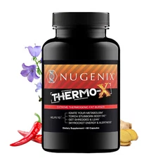 NUGENIX THERMO-X - Metabolic Accelerator, Men's Thermo Fat Burner, Weight Loss