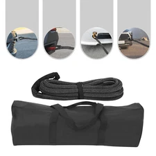 1"x20' Recovery Rope 48000lbs Kinetic Energy Tow Rope w/ Carry Bag For Truck ATV