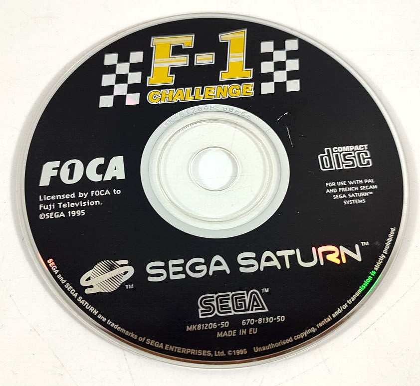 Jeu Sega Saturn VF en loose  F1 Challenge  Envoi rapide et suivi