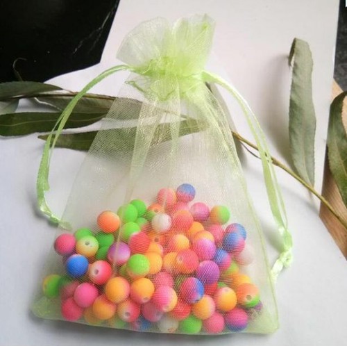 100 bolsas de regalo de organza fiesta boda de Navidad joyería caramelo artesanía bolsas de embalaje - Imagen 5 de 26