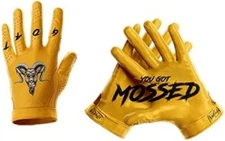 G.O.A.T. You Got Mossed-Football Gloves for Youth and Adult-Wide Receiver Gloves