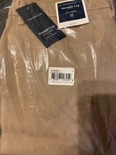 Charter Club Lexington Tummy Slimming Straight Leg Pants, Size 12, Almond Latte