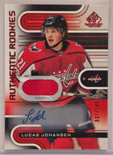 Lucas Johansen 2022-23 SP Game Used Authentic Rookies Jersey Auto 37/149