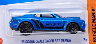 Hot Wheels 18 Dodge Challenger SRT Demon 2023 Series Blue | eBay