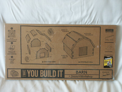 DYI Minature Wooden Barn Kit I Make You Build It by Jimmy's Workshop New