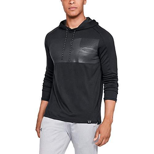 under armour hoodie black men