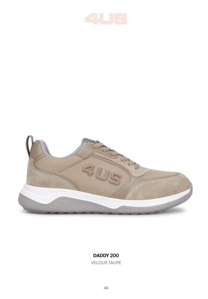 Sneakers uomo 4US Paciotti Beige DADDY