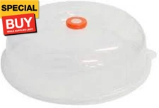 , Japanese Microwave Plate Cover Easy Grip Microwave Splatter Guard Lid With Ste