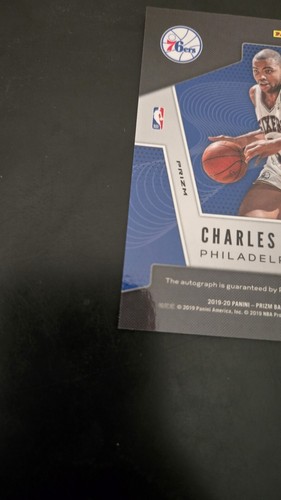 2019-20 CHARLES BARKLEY AUTO PRIZM GOLD SHIMMER SIGNATURES SP INSERT #4/10! - Picture 13 of 14