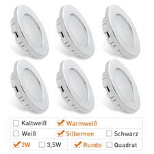 2/4/6x LED Einbaustrahler Wohnmobil 12v Decke...