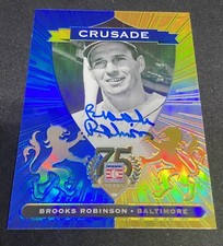 Brooks Robinson 2014 Panini Hall Of Fame Auto /25 Crusade refractor