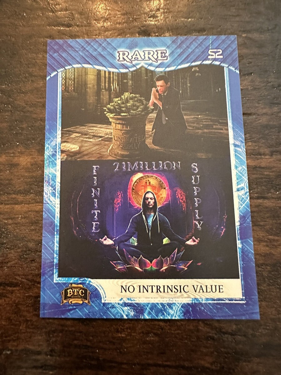Bitcoin Trading Cards Series 2 S2 No Intrinsic Value #99 holofoil /1000 |  eBay