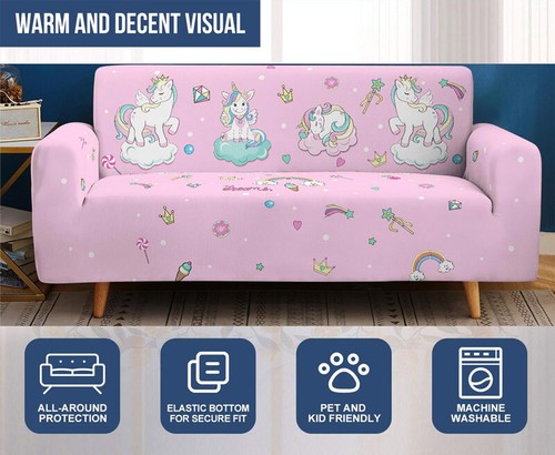 Clear Fear Leaf Stretch Sofa Cover Lounge Couch Slipcover Recliner Protector - Bild 7 von 11