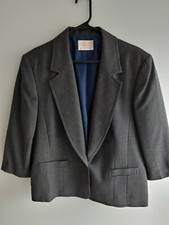 Vintage Pendleton houndstooth womens wool jacket med 8/10