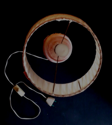 Lampe italienne 1960, céramique attribuée à Aldo Lonsi pour