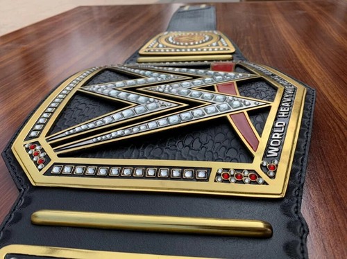 World Heavyweight Championship Title 6 MM Zinc Belt Adult Size Replica New - Picture 3 of 8