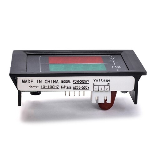 Voltage Frequency Meter Panel Digital Voltmeter Gauge AC AC50-500V 10.0-99.9 HZ - Zdjęcie 4 z 6