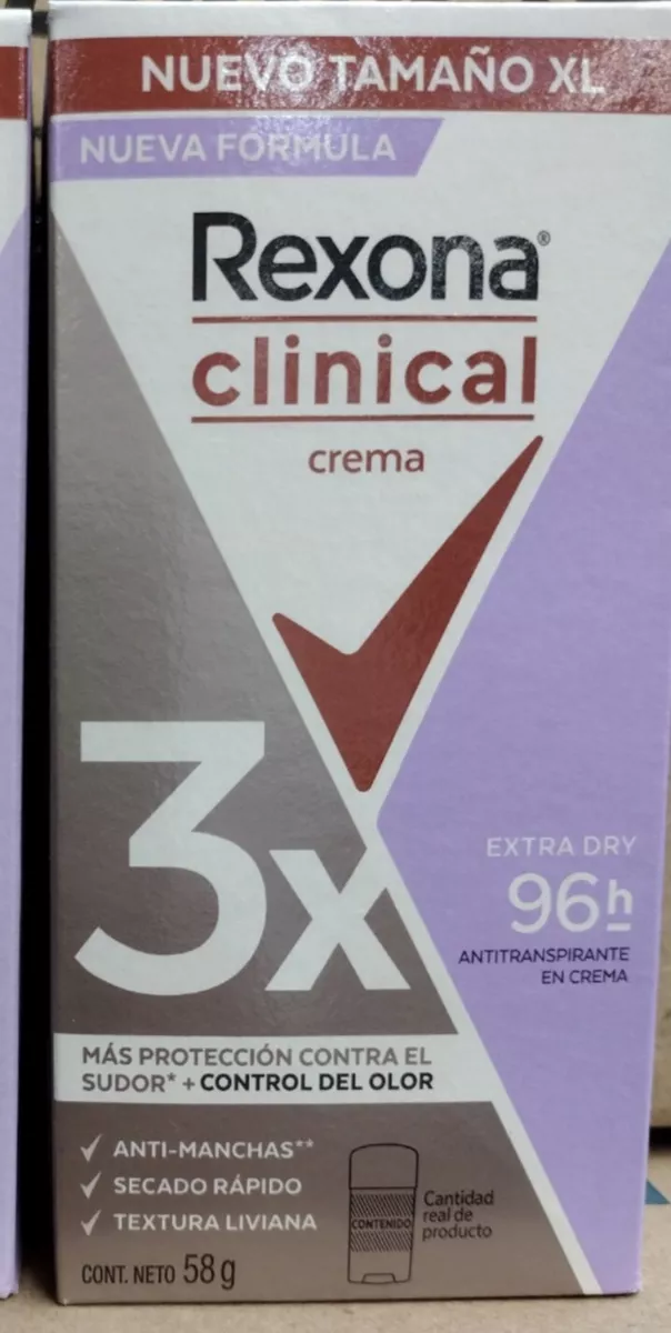 REXONA CLINICAL DEODORANT 96HRS 58G DESODORANTE CLINICO REXONA