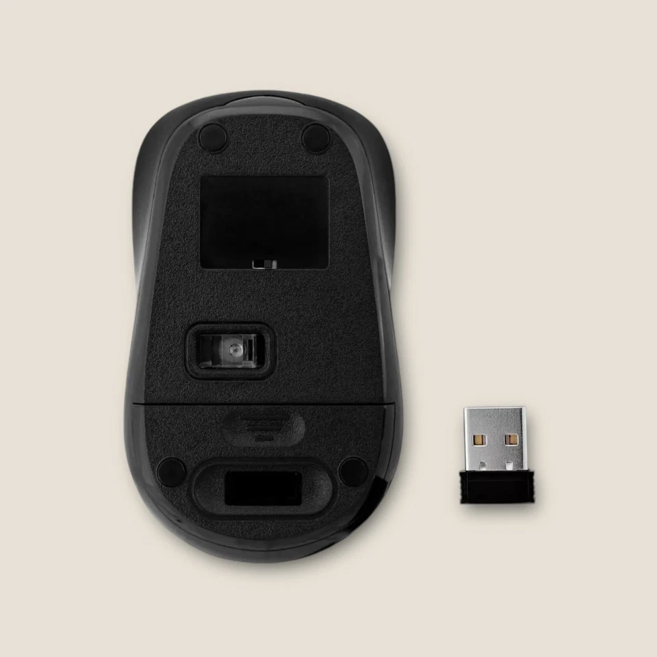 V7 MW100 Wireless Mobile Optical Mouse - Black - Image 3 of 4