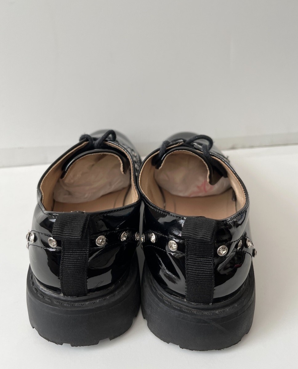 Zara Patent Shoes Women's Size EU 37 (US 6.5) Black Jewel