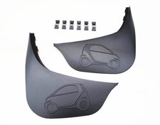 Front & Rear Mud Flaps Splash Guards For Smart Fortwo C451 2008-2014 – 4pc Set With Screws