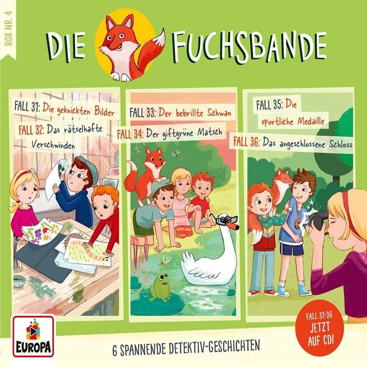 Die Fuchsbande - Box 4 / 5 (folgen 16-18 / 19-21) - Hörspielbox Cd -