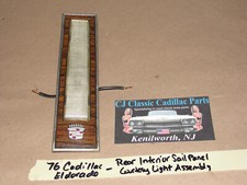 Oem 76 Cadillac Eldorado Rear Interior Sail Panel Courtesy Light Lens Tested