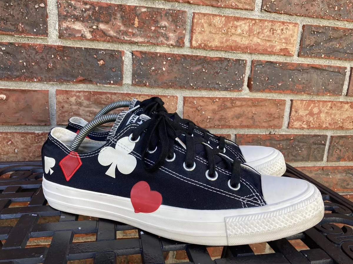 Converse Chuck Taylor Black Queen of Hearts Vegas Gambling