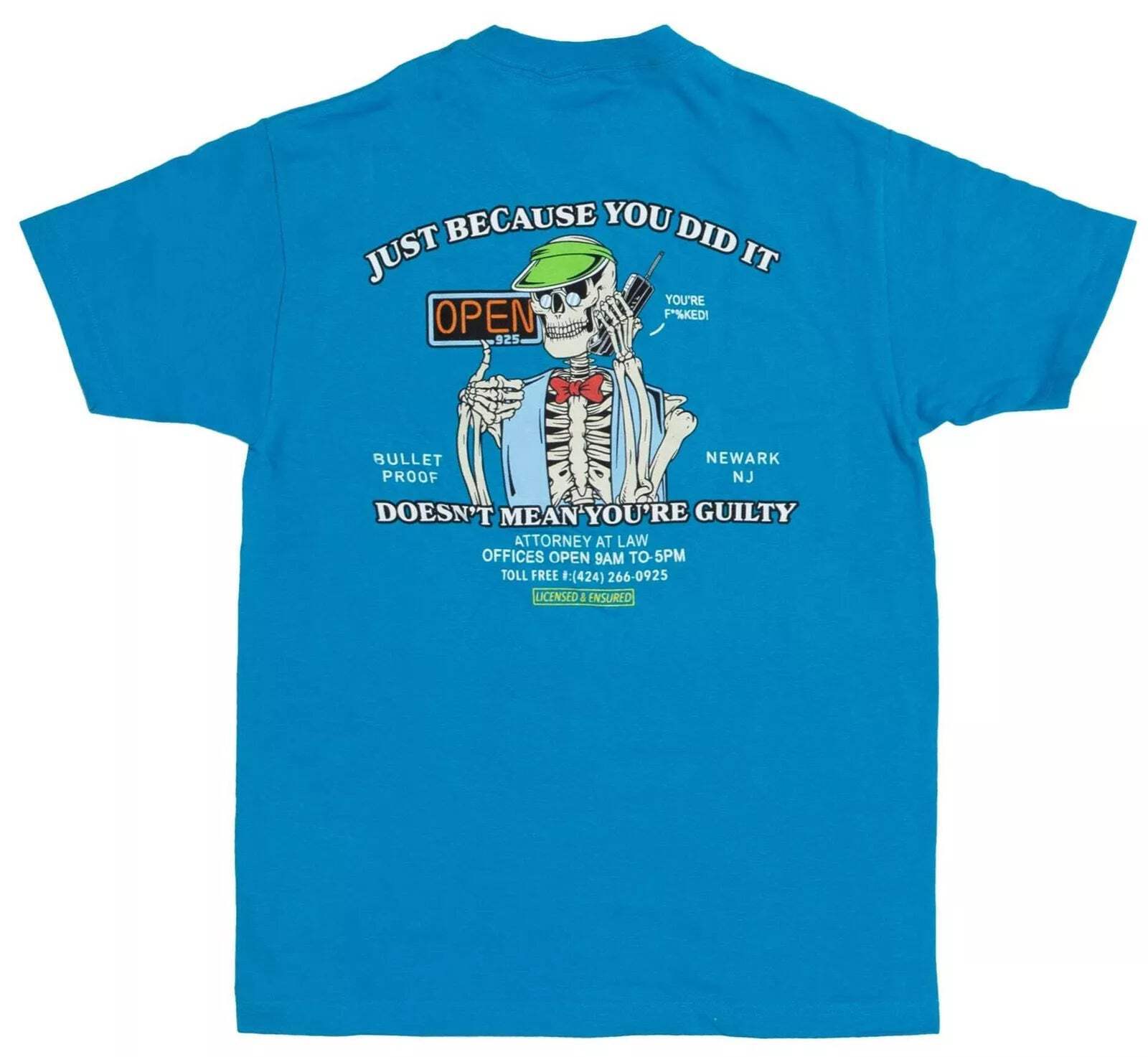 Открытая мужская футболка 925 пробы пуленепробиваемого бирюзового цвета Унисекс 3890₽