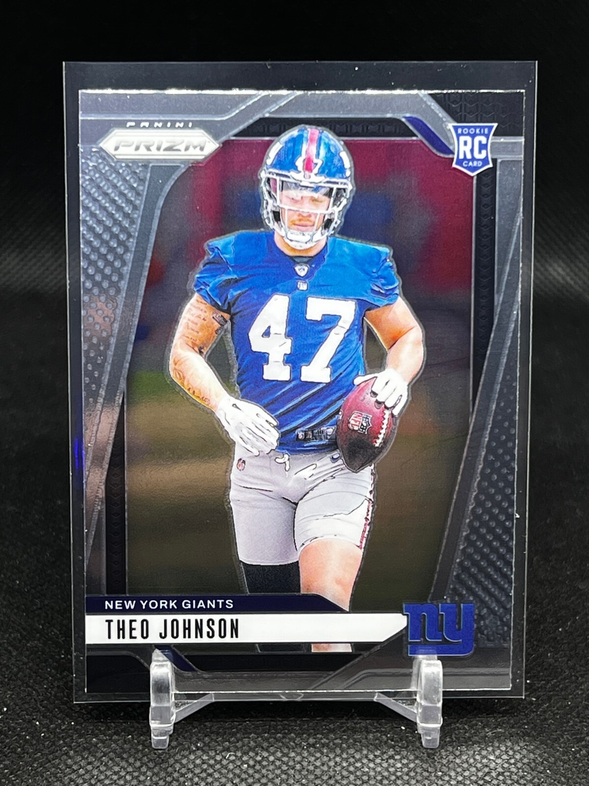 2024 Panini Prizm Football Theo Johnson #390 RC